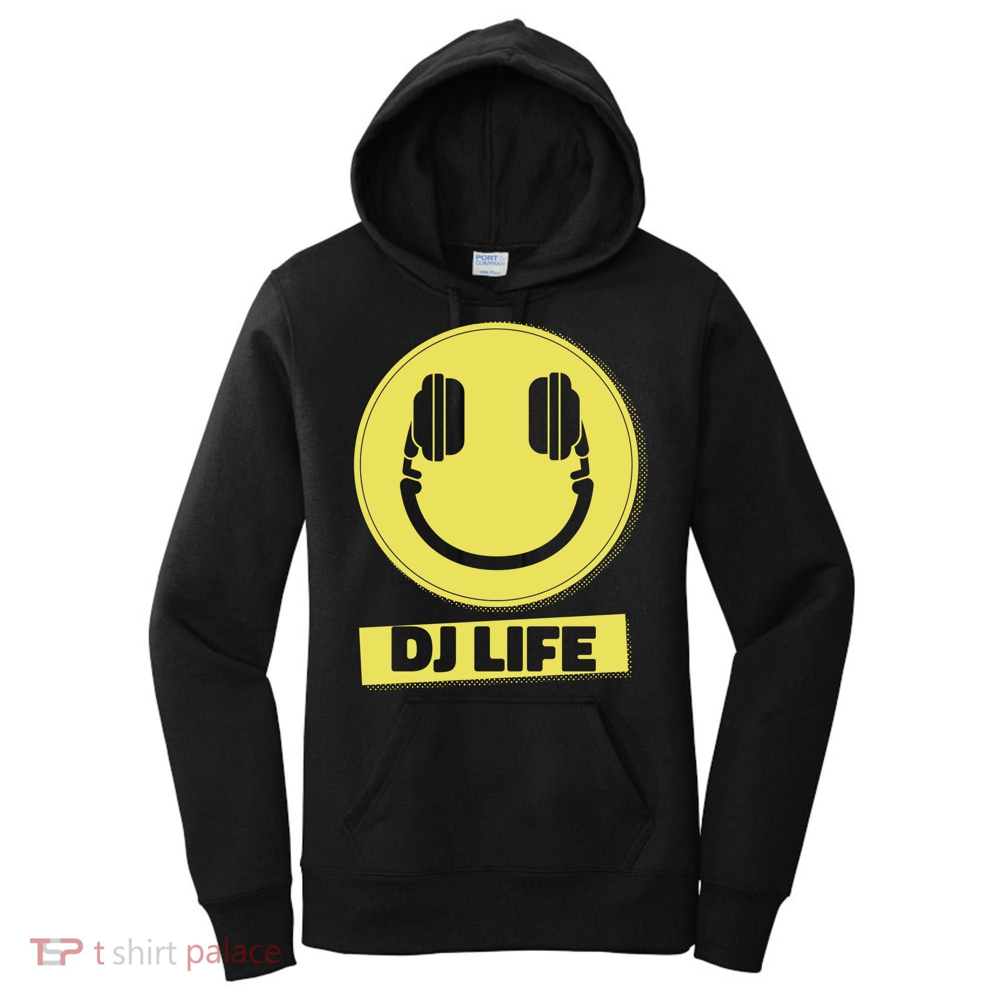 Dj Life Smiley Face Women's Hoodie