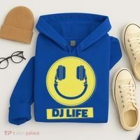Dj Life Smiley Face Hoodie thumb 4
