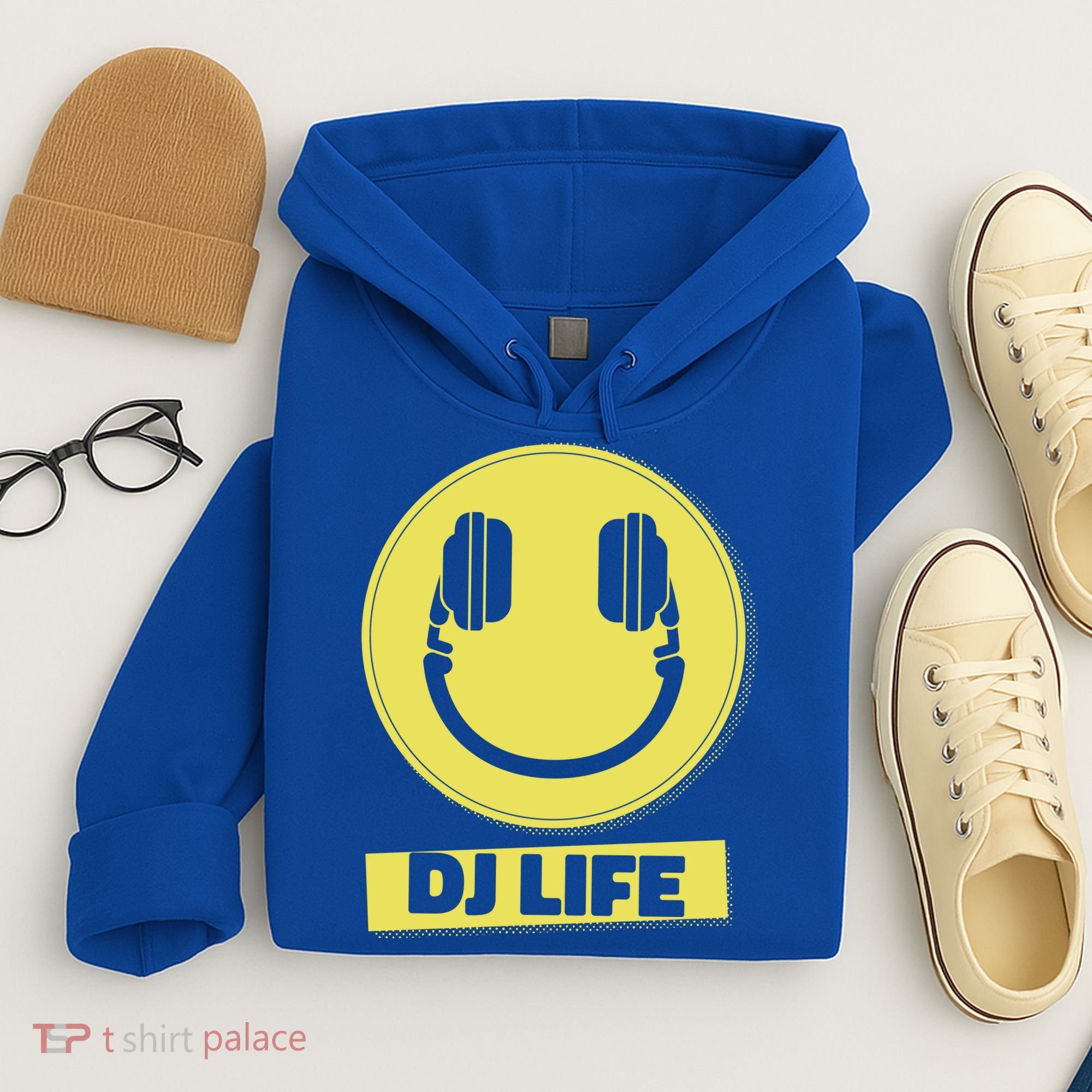 Dj Life Smiley Face Hoodie