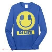 Dj Life Smiley Face Long Sleeve Shirt thumb 0
