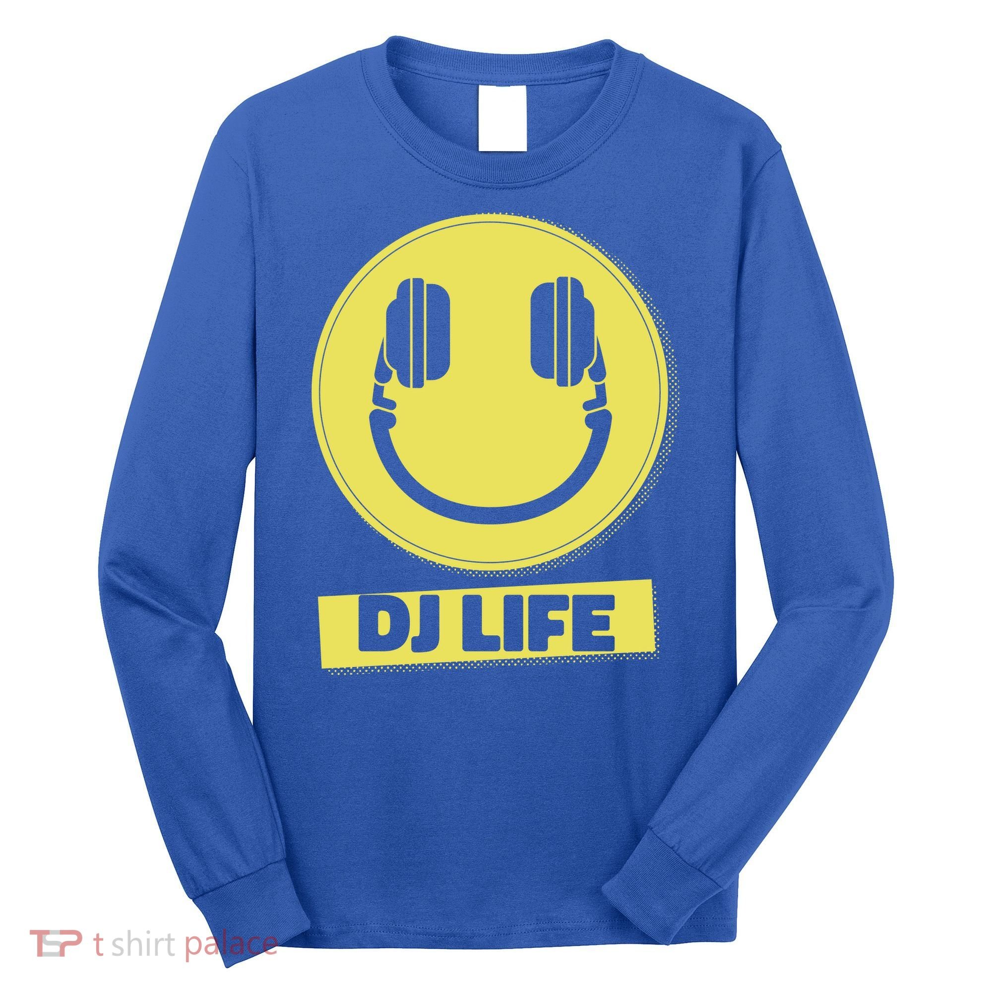 Dj Life Smiley Face Long Sleeve Shirt