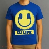 Dj Life Smiley Face T-Shirt thumb 3