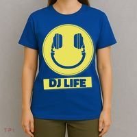 Dj Life Smiley Face T-Shirt thumb 4