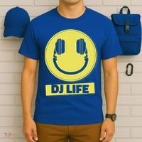 Dj Life Smiley Face T-Shirt thumb 6