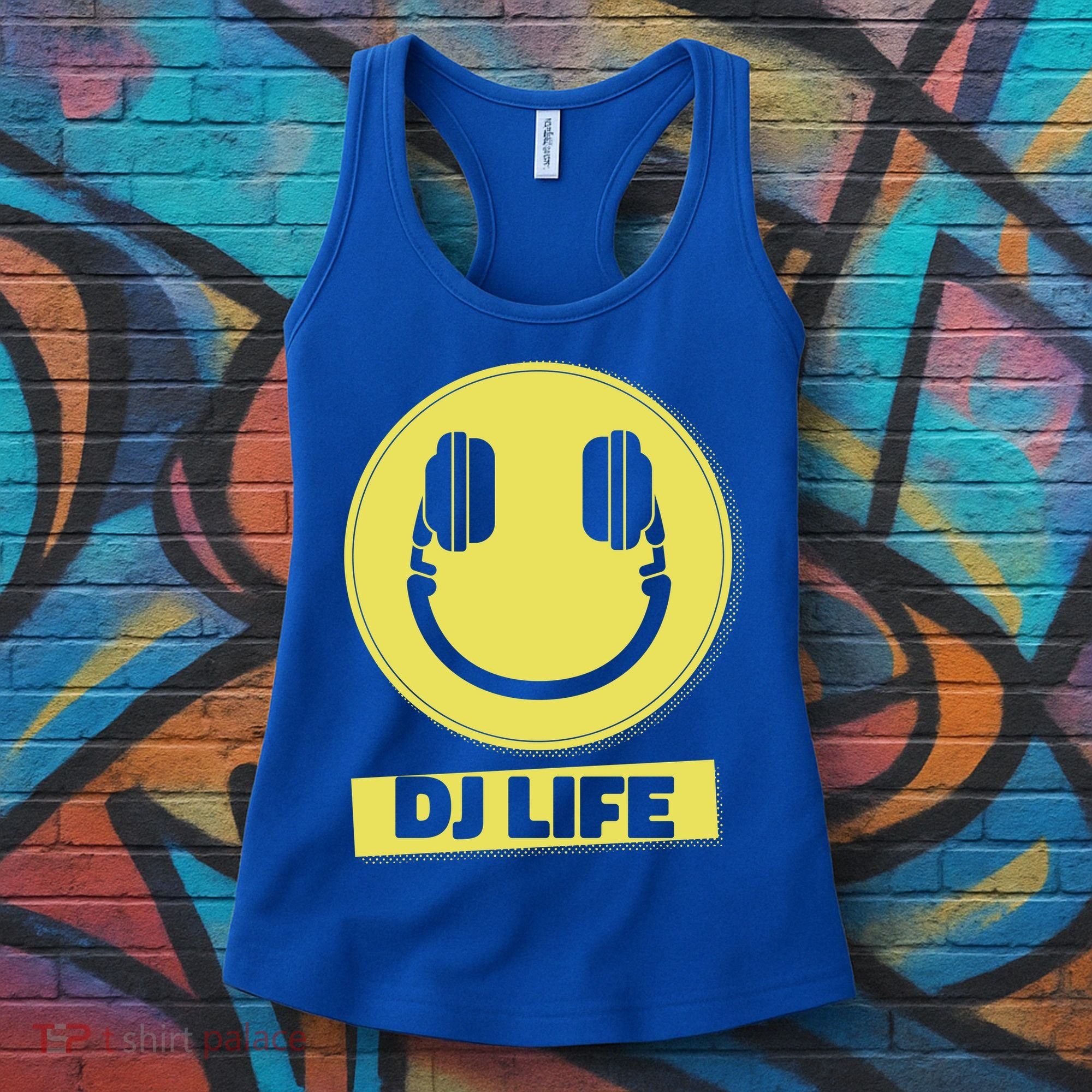 Dj Life Smiley Face Women's Tank Top