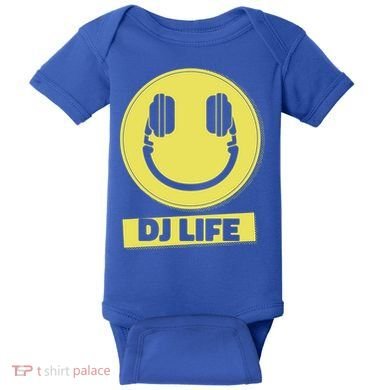 Dj Life Smiley Face Baby Bodysuit
