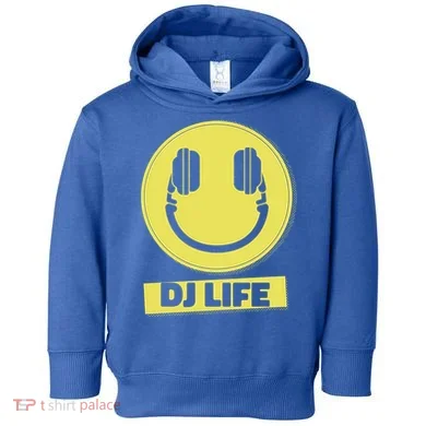 Dj Life Smiley Face Toddler Hoodie