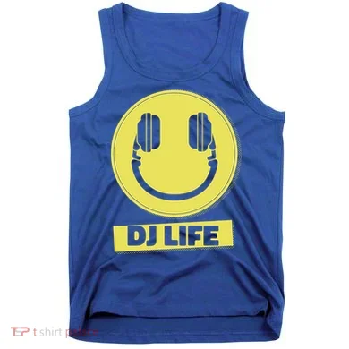 Dj Life Smiley Face Tank Top