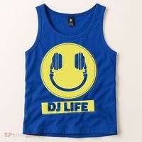 Dj Life Smiley Face Tank Top thumb 2