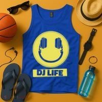 Dj Life Smiley Face Tank Top thumb 4