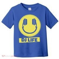 Dj Life Smiley Face Toddler T-Shirt thumb 0
