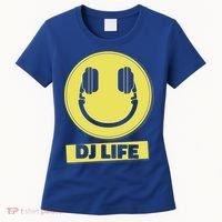 Dj Life Smiley Face Women's T-Shirt thumb 0