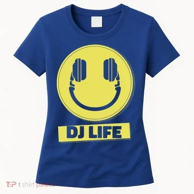 Dj Life Smiley Face Women's T-Shirt