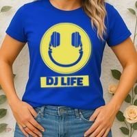Dj Life Smiley Face Women's T-Shirt thumb 2