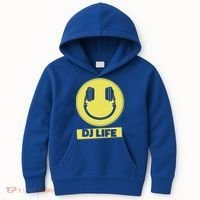 Dj Life Smiley Face Kids Hoodie thumb 0
