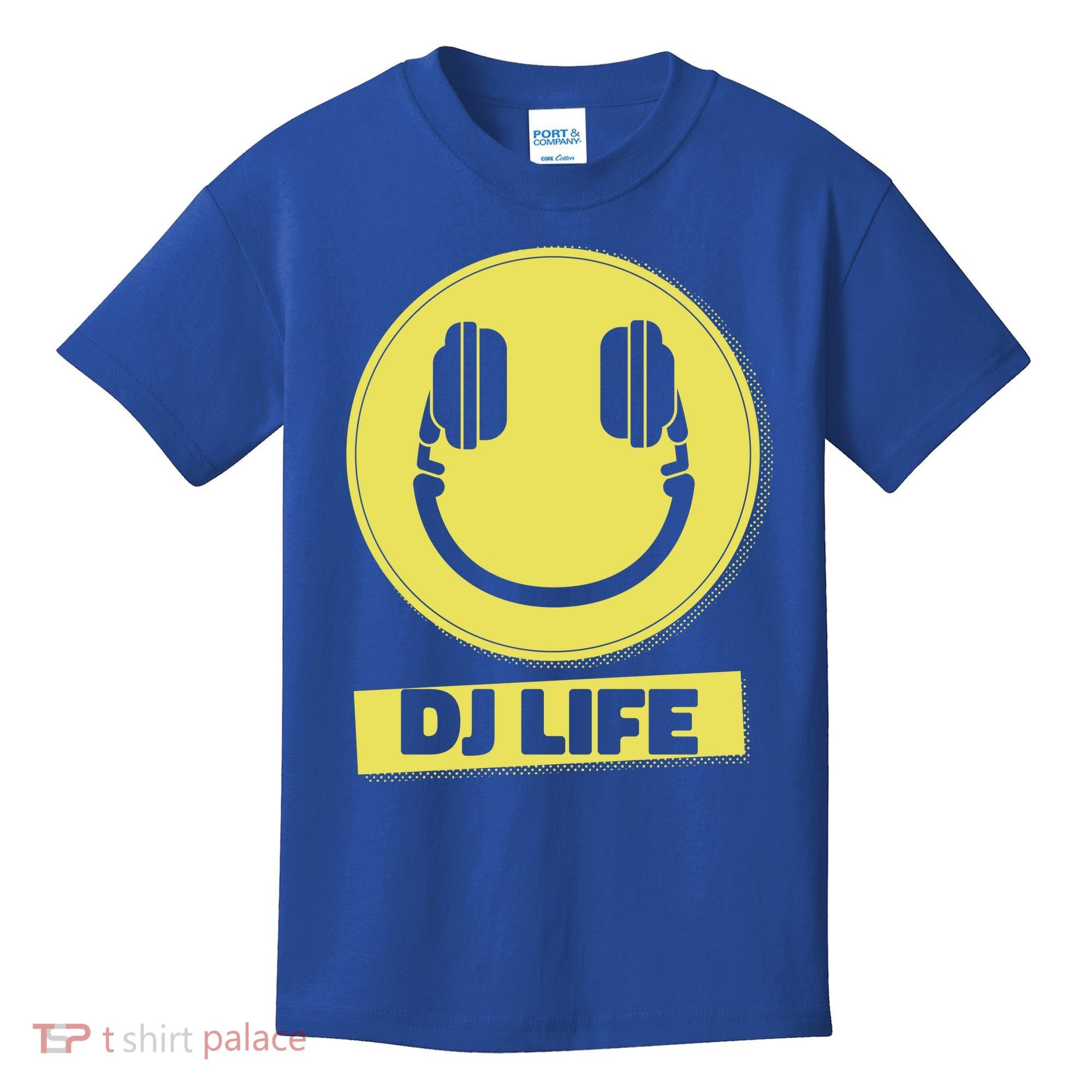 Dj Life Smiley Face Kids T-Shirt
