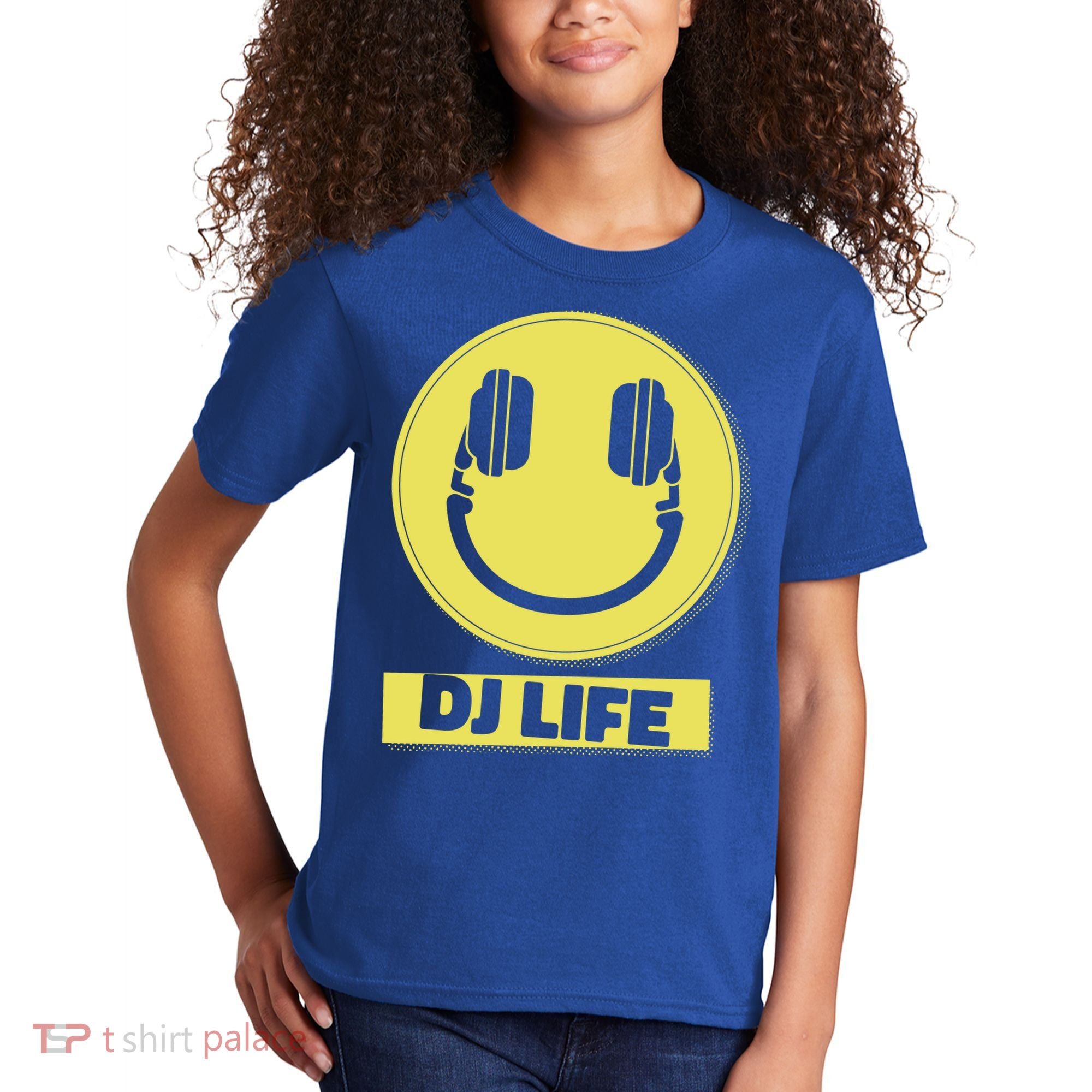 Dj Life Smiley Face Kids T-Shirt