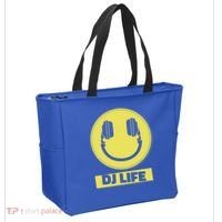 Dj Life Smiley Face Tote Bag thumb 2