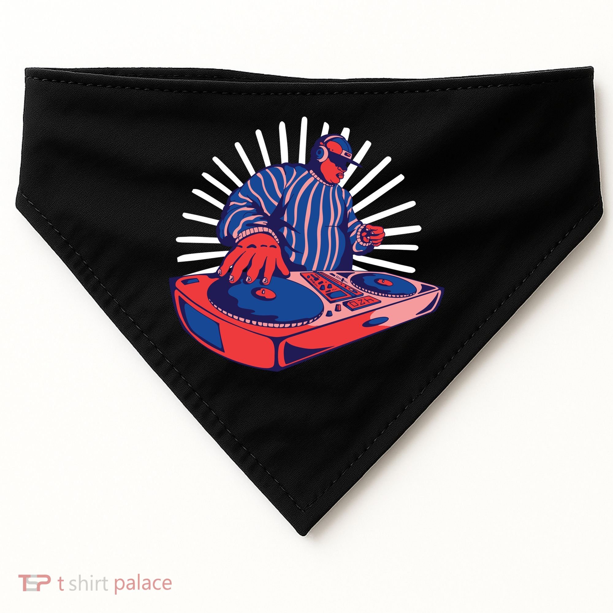 DJ Mixer USA-Made Doggie Bandana