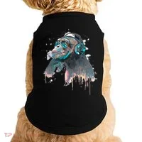 DJ Monkey Thinker Hipster Doggie Tank thumb 0