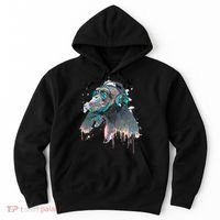 DJ Monkey Thinker Hipster Hoodie thumb 0
