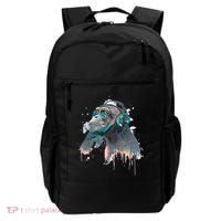 DJ Monkey Thinker Hipster Backpack thumb 0
