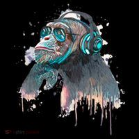 DJ Monkey Thinker Hipster Bucket Hat thumb 4