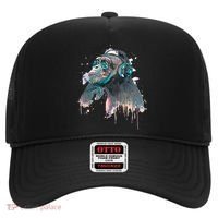 DJ Monkey Thinker Hipster Hat thumb 0