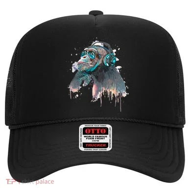 DJ Monkey Thinker Hipster Hat