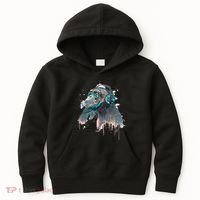 DJ Monkey Thinker Hipster Kids Hoodie thumb 0