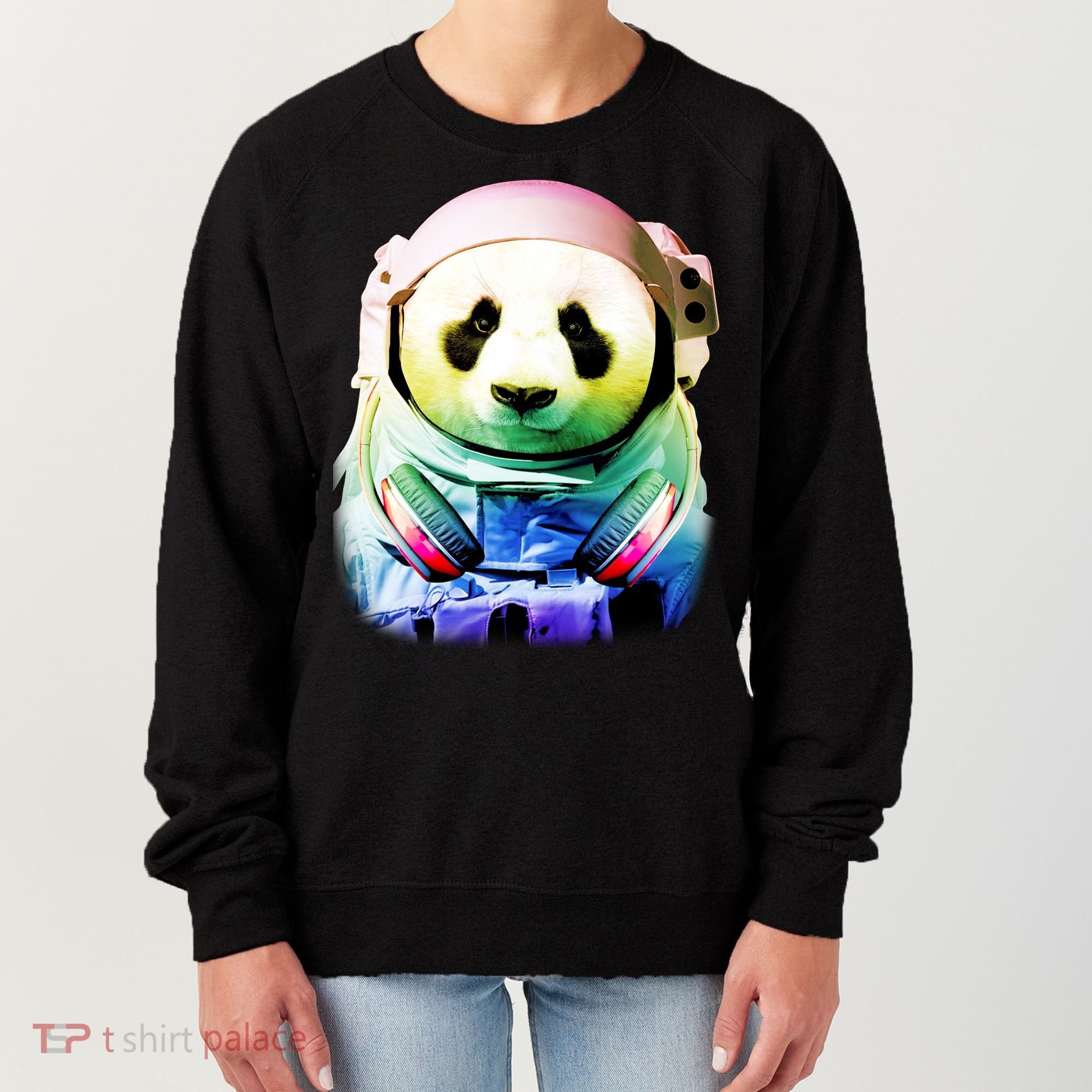 DJ Panda Astronaut Women's Sweatshirt