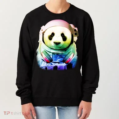 DJ Panda Astronaut Women's Sweatshirt