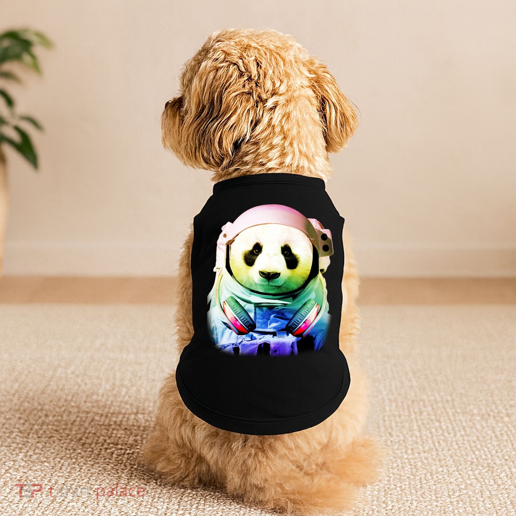 DJ Panda Astronaut Doggie Tank