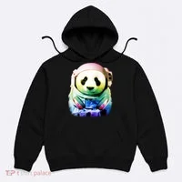 DJ Panda Astronaut Hoodie thumb 0
