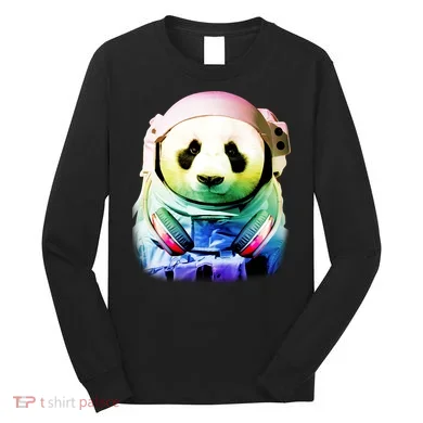 DJ Panda Astronaut Long Sleeve Shirt