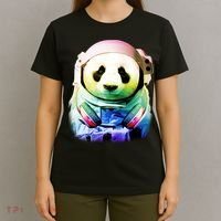 DJ Panda Astronaut T-Shirt thumb 4