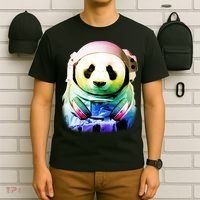 DJ Panda Astronaut T-Shirt thumb 6