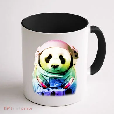 DJ Panda Astronaut Coffee Mug back