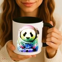 DJ Panda Astronaut Coffee Mug thumb 3