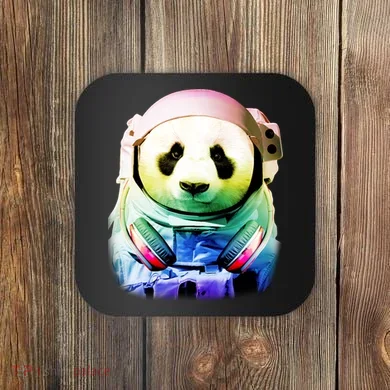 DJ Panda Astronaut Coaster