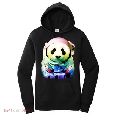 DJ Panda Astronaut Women's Hoodie