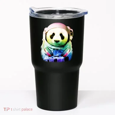 DJ Panda Astronaut Tumbler