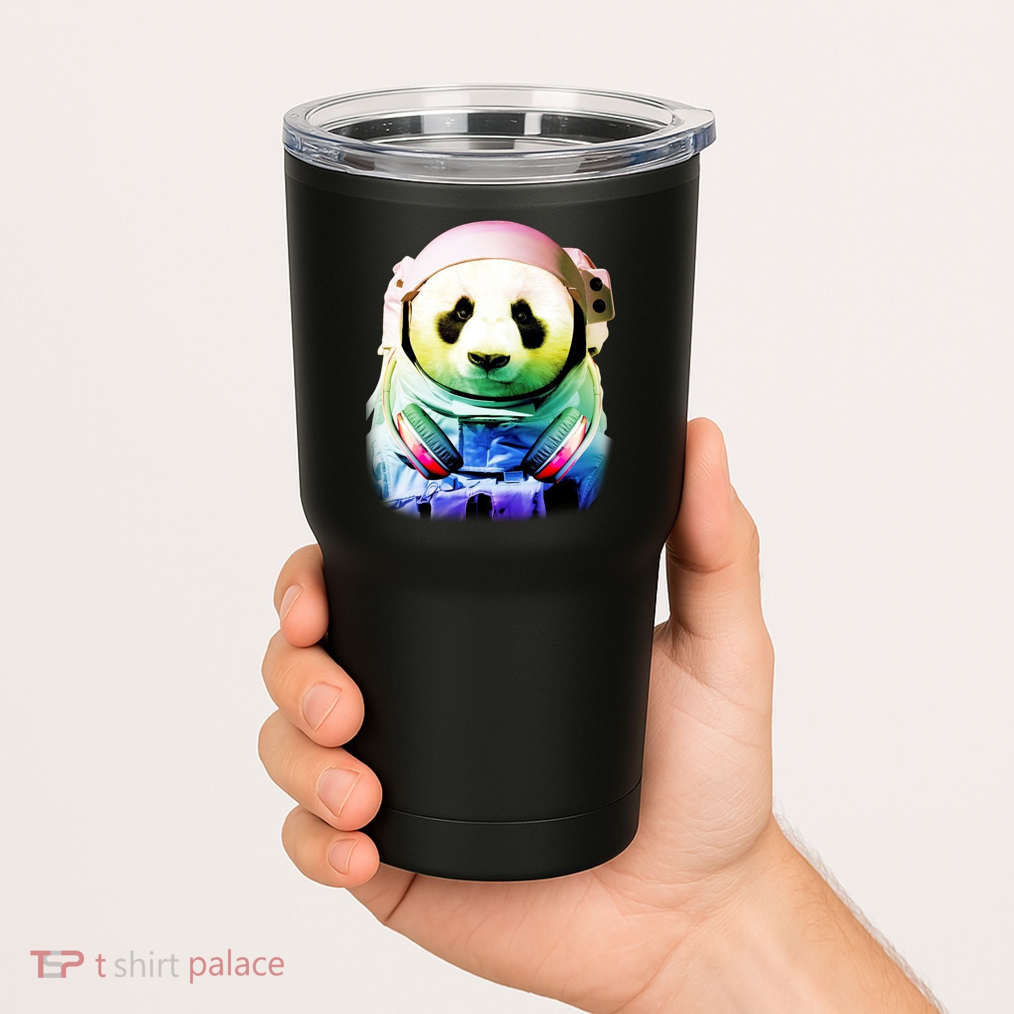 DJ Panda Astronaut Tumbler