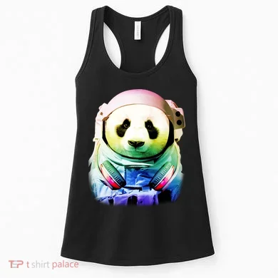 DJ Panda Astronaut Women's Tank Top