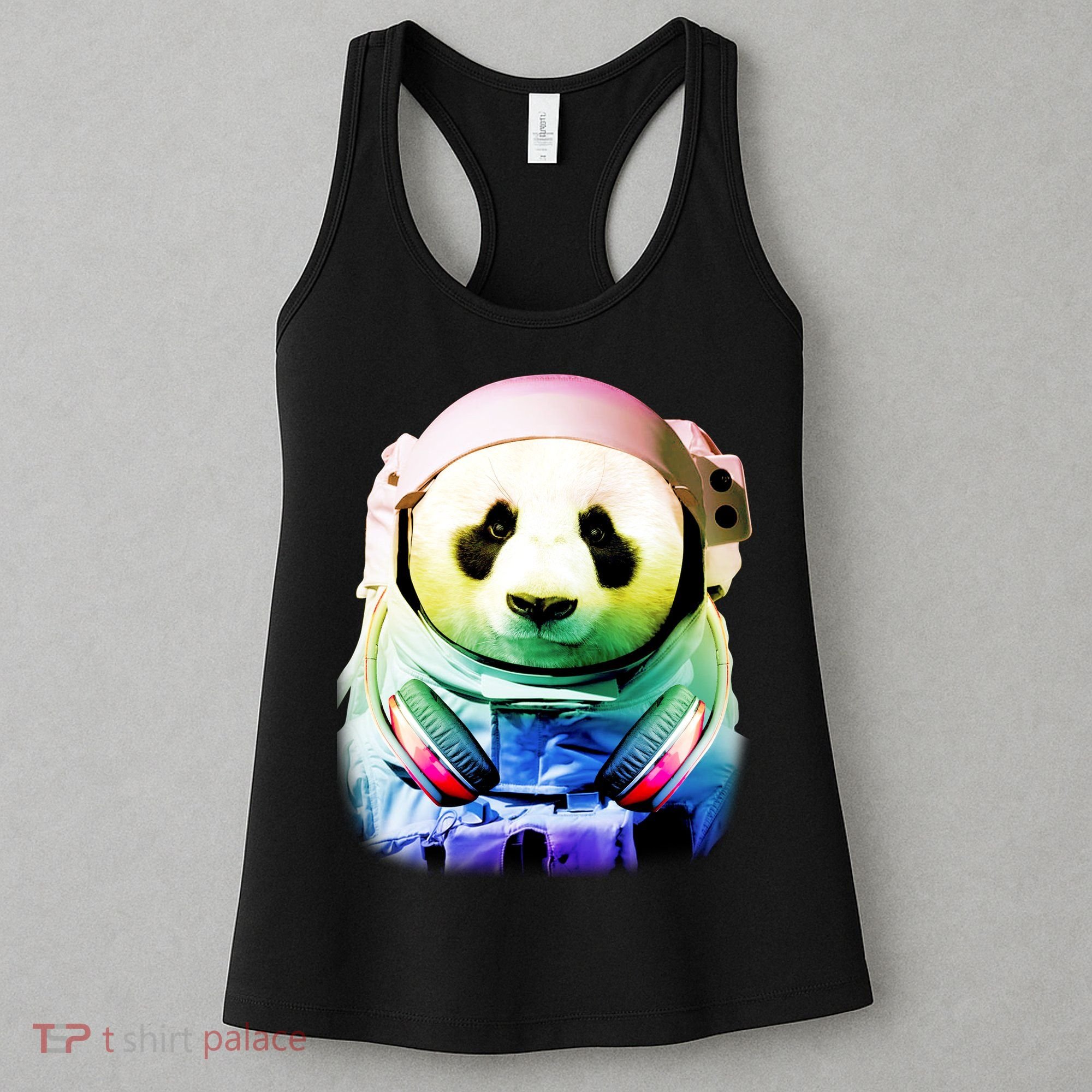 DJ Panda Astronaut Women's Tank Top