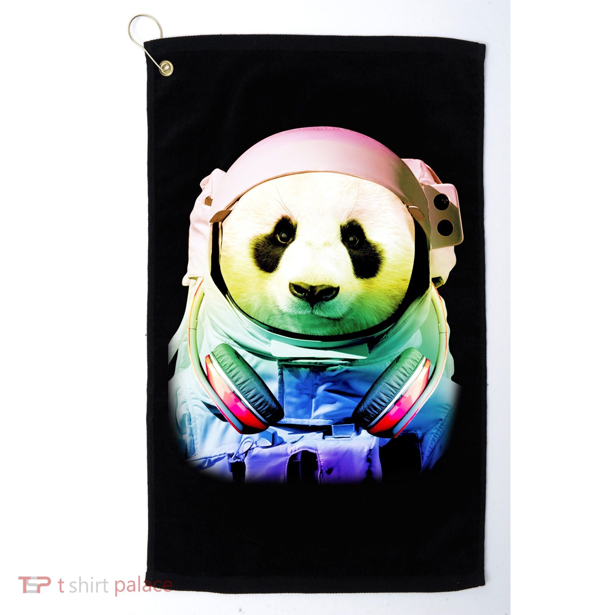 DJ Panda Astronaut Golf Towel