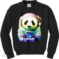 DJ Panda Astronaut Kids Sweatshirt thumb 0