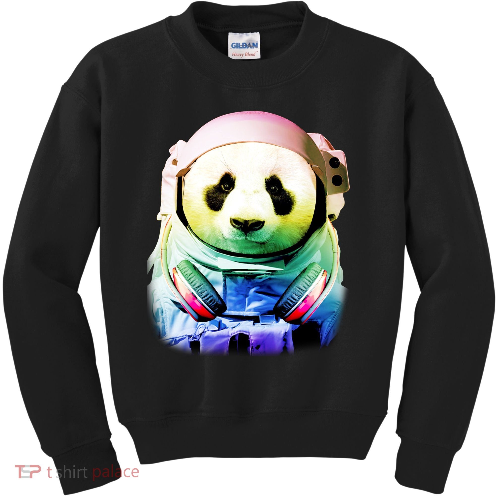 DJ Panda Astronaut Kids Sweatshirt