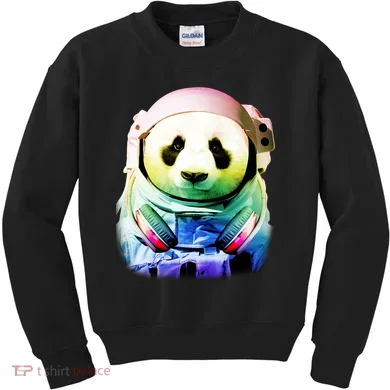 DJ Panda Astronaut Kids Sweatshirt