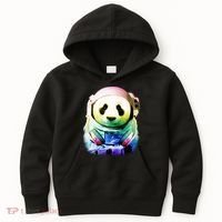 DJ Panda Astronaut Kids Hoodie thumb 0